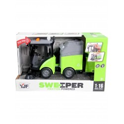 1:16 Sweeper Sesli ve Işıklı Temizlik Aracı