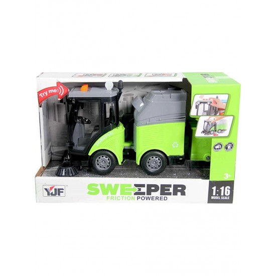 1:16 Sweeper Sesli ve Işıklı Temizlik Aracı 1:16 Sweeper Sesli ve Işıklı Temizlik Aracı