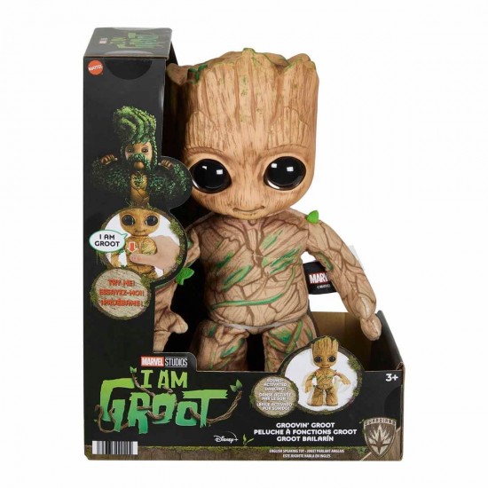 Marvel I Am Groot Groovin Groot Sesli ve Hareketli Peluş Marvel I Am Groot Groovin Groot Sesli ve Hareketli Peluş