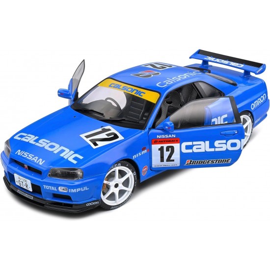 Solido – Nissan GT-R (R34) Streetfighter Calsonic Tribute – 2000 – 1/18
