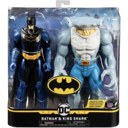 DC Comics Batman ve Özel King Shark 12 Aksiyon Figür Seti (1. Baskı)