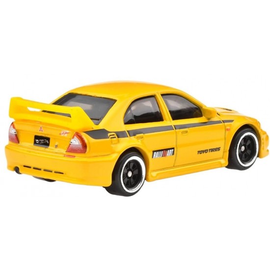 Hot Wheels 2024 90s Street Scene 2/5 Yellow Mitsubishi Lancer Evolution VI Hot Wheels 2024 90s Street Scene 2/5 Yellow Mitsubishi Lancer Evolution VI