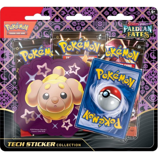 Pokemon 4.5 Paldean Fates Teknik Çıkartma Kutusu -Fidough/Greavard/Masc Pokemon 4.5 Paldean Fates Teknik Çıkartma Kutusu -Fidough/Greavard/Masc