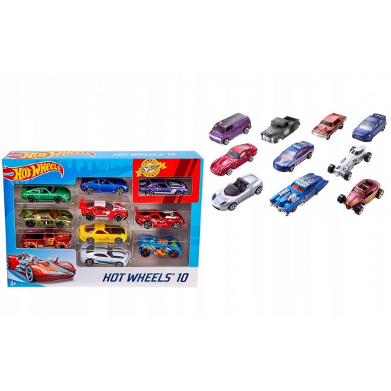 Hot Wheels 10'lu Araba - Karışık Hot Wheels 10'lu Araba - Karışık