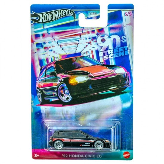 Hot Wheels Temalı Arabalar 90's Street Scene '92 Honda Civic EG Hot Wheels Temalı Arabalar 90's Street Scene '92 Honda Civic EG