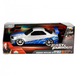 1:16 Fast & Furious Brian’s Nissan Skyline GT-R USB Şarjlı Uzaktan Kumandalı Araba