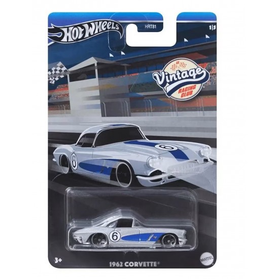 Hot Wheels VİNTAGE Arabalar Özel Seri 1962 CORVETTE HRV06