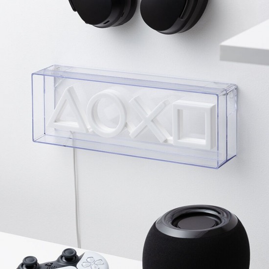 Playstation Sembolleri LED Neon Işık 15 x 30 cm Playstation Sembolleri LED Neon Işık 15 x 30 cm