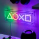 Playstation Sembolleri LED Neon Işık 15 x 30 cm Playstation Sembolleri LED Neon Işık 15 x 30 cm