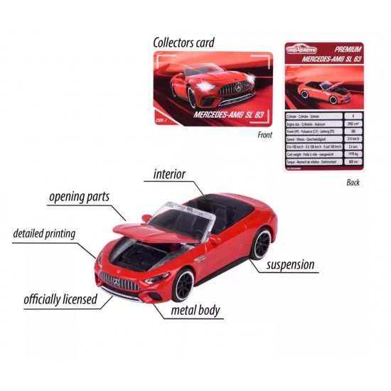 Majorette Premium Cars - Mercedes AMG SL 63