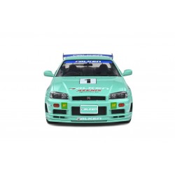SOLIDO 1:18 Ölçekli Pres Döküm Model Araba, Nissan Skyline GT-R (R34) JGTC Falken Drift