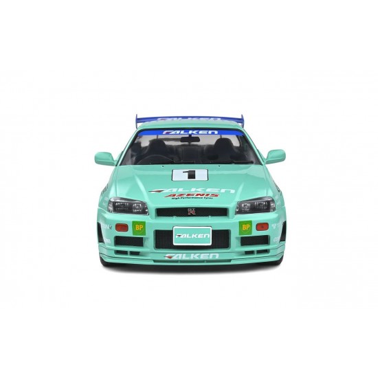 SOLIDO 1:18 Ölçekli Pres Döküm Model Araba, Nissan Skyline GT-R (R34) JGTC Falken Drift