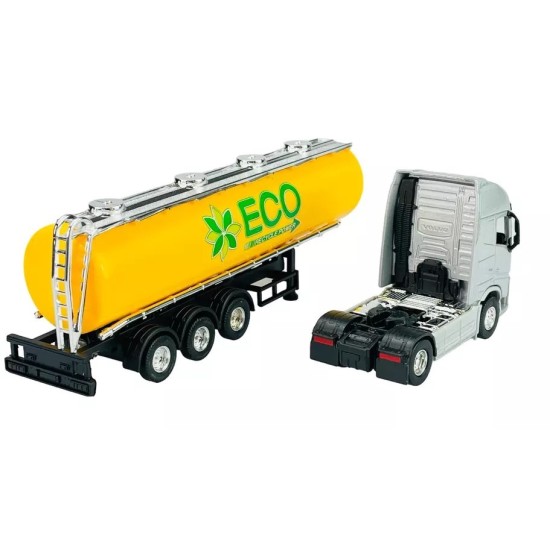 Welly 1/64 - Volvo  Tanker Dorse Welly Tır Çekici 1:64 VOLVO FH Yağ Tankeri