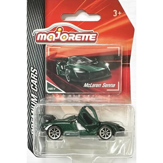 Majorette McLaren Senna Koyu Yeşil / Siyah / McLaren Senna - Yeşil Metalik - Yeni