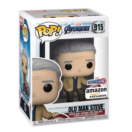 Funko Pop! Vinil: Marvel - Old Man Steve - Amazon (Özel) #915 Funko Pop! Vinil: Marvel - Old Man Steve - Amazon (Özel) #915