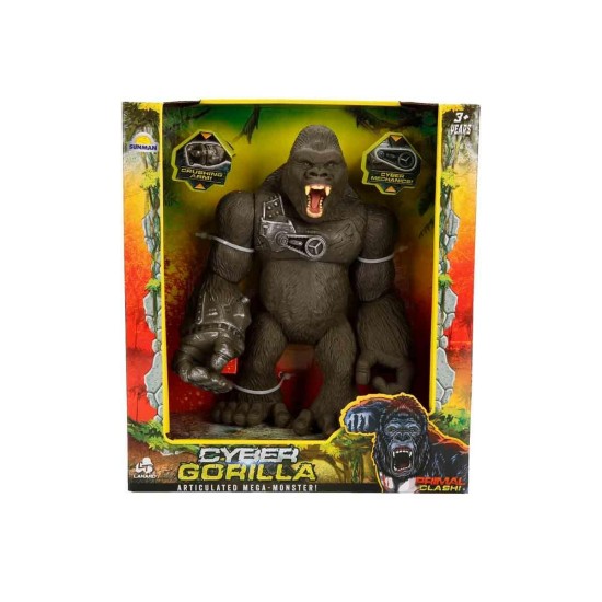 Jurassic Clash Siber Goril 27 cm