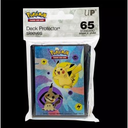 Ultra PRO - Pokémon Pikachu & Mimikyu 65 ct Tahta Koruyucu Kılıflar Standart Boy Kartlar için