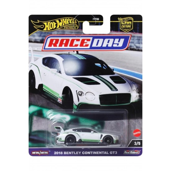 HOT WHEELS Premium Car Culture 2018 BENTLY CONTINENTAL GT3 HRV93