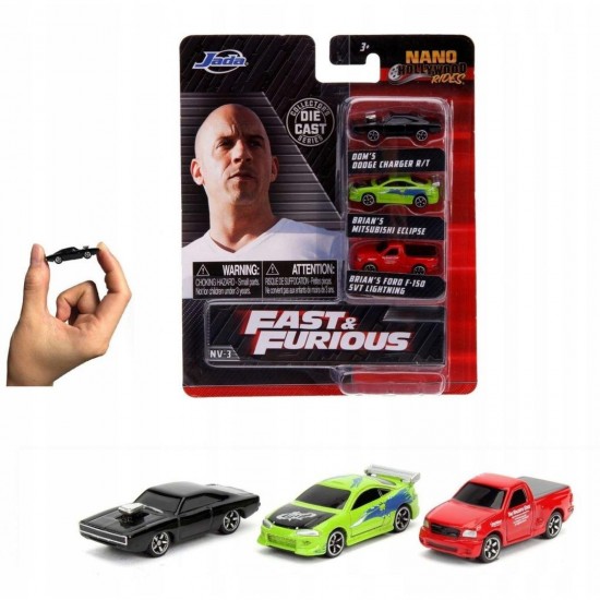 Jada Fast&furious Nano Araçlar paul walker brian o,conner