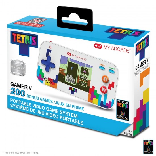 My Arcade Tetris Gamer V: Bulmaca Oyunları, 201 Oyunlu Resmi Lisanslı Taşınabilir El Oyunu My Arcade Tetris Gamer V: Bulmaca Oyunları, 201 Oyunlu Resmi Lisanslı Taşınabilir El Oyunu