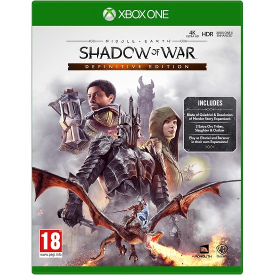 Middle-Earth Shadow of War Definitive Edition Xbox One Game Middle-Earth Shadow of War Definitive Edition Xbox One Game