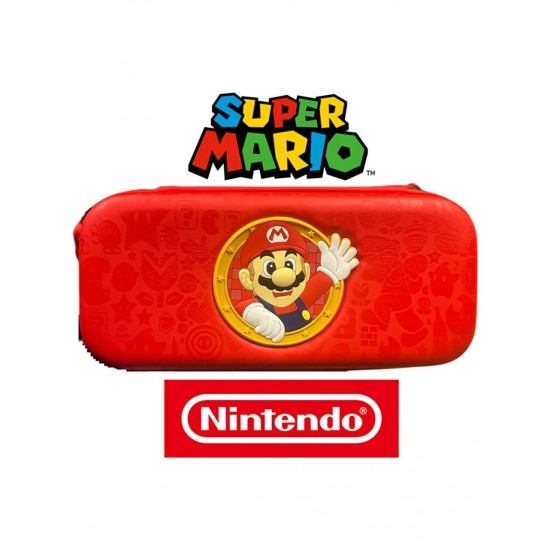 Nintendo Switch Standart OLED Lite Uyumlu Mario Temalı Taşıma Çantası Nintendo Switch Standart OLED Lite Uyumlu Mario Temalı Taşıma Çantası