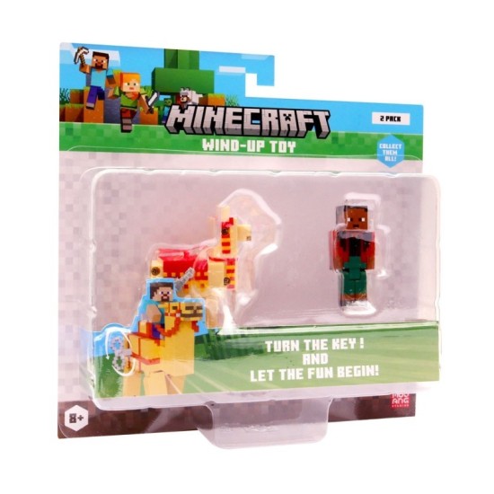 MİNECRAFT 3D KURMA MEKANİZMALI FİGÜRLER 2Lİ