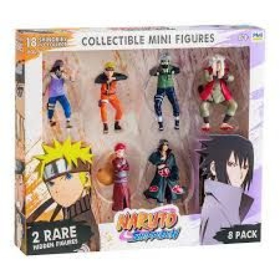 Naruto 8'li Koleksiyon Figür Seti Model 1