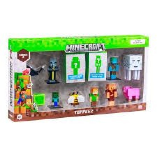 MİNECRAFT 3D TOPPEEZ 12Lİ DELUXE FİGÜR SET