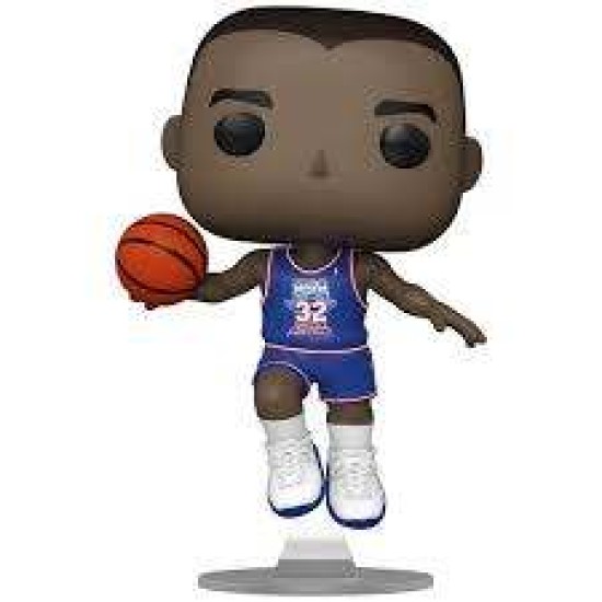 Funko 59373 POP NBA:Efsaneler Magic Johnson(Mavi All Star Uni 1991), Renkli Oyuncak Figür