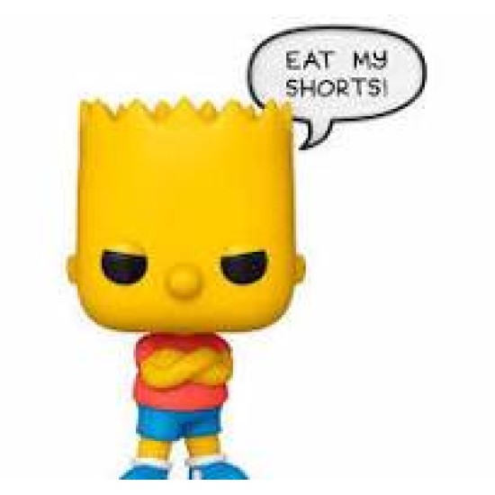 Funko Pop! Sayings: Simpsons - Bart Simpson - The Simpsons - Vinil Koleksiyon Figürü - Hediye Fikri - Resmi Ticari Ürünler - Çocuklar ve Yetişkinler için Oyuncak - TV Fanları - Koleksiyoncular için