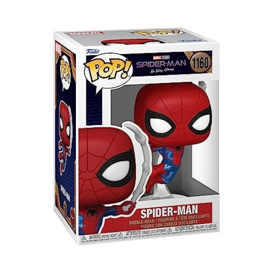 Funko Pop Marvel: Spider-man No Way Home - Spider Man Finale Suit No:1160 Bobble-head