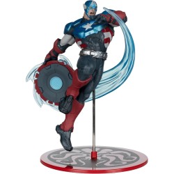 McFarlane Toys Marvel Rivals 1 10 Scale Collectible Figure Captain America