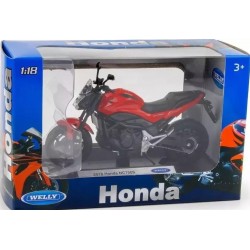 WELLY 1:18 2018 Honda NC750S Alaşım Sokak Spor Motosiklet Modeli
