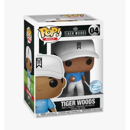 Funko Pop -Golf Tiger Woods (Blue ) Special Edition Figür Funko Pop -Golf Tiger Woods (Blue ) Special Edition Figür