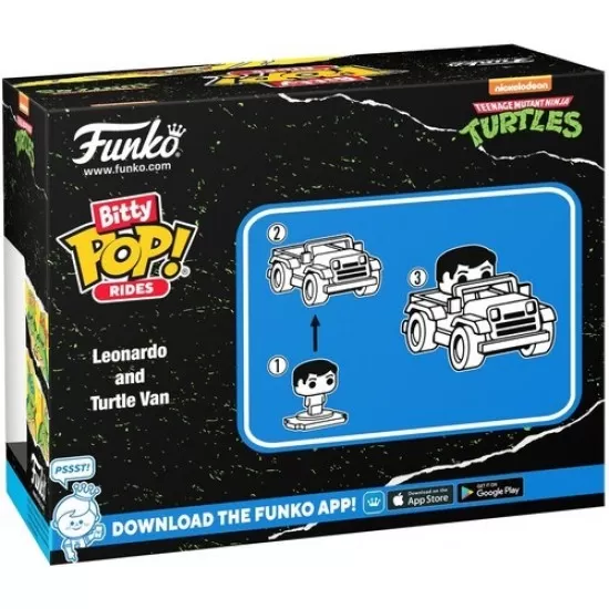 FUNKO Bitty POP! Ride: Teenage Mutant Ninja Turtles - Leonardo FUNKO Bitty POP! Ride: Teenage Mutant Ninja Turtles - Leonardo