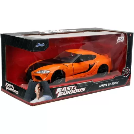 Fast & Furious Jada Toyota GR Supra, 1:32 Scale Orange Fast & Furious Jada Toyota GR Supra, 1:32 Scale Orange