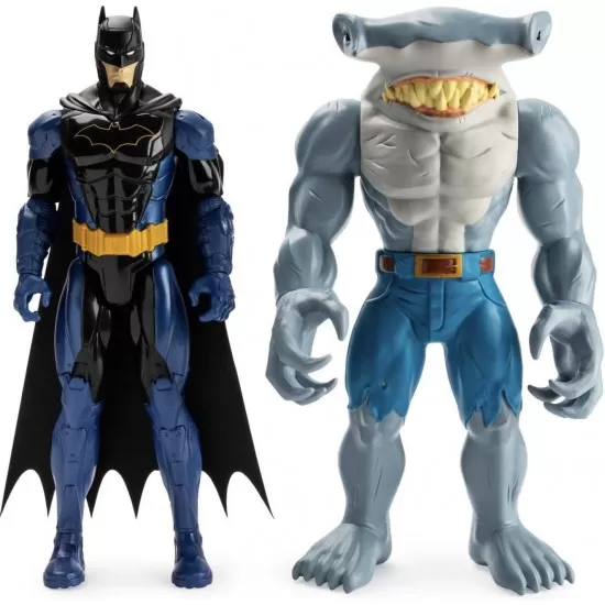 DC Comics Batman ve Özel King Shark 12 Aksiyon Figür Seti (1. Baskı)