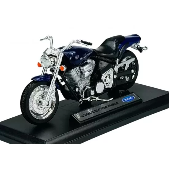 WELLY '02 Yamaha Road Star Warrior 1/18 Ölçek Welly motosiklet metal model motosiklet oyuncak koleksiyon