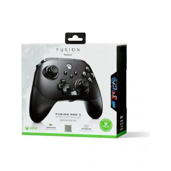 PowerA Xbox Series x | S Pro 3 Fusion Oyun Kolu Lisanslı Kablolu Siyah PowerA Xbox Series x | S Pro 3 Fusion Oyun Kolu Lisanslı Kablolu Siyah